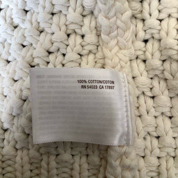 Old Navy “Dumpling” Ivory Long Sweater Coat Sz 2T - Picture 5 of 9